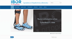 Desktop Screenshot of ortopediaibor.com