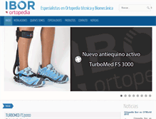 Tablet Screenshot of ortopediaibor.com